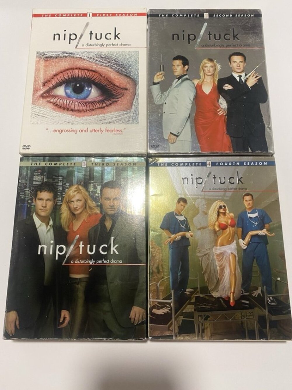 Nip/Tuck - The Complete Seasons 1-4 (DVD, 2007, 22-Disc Set)